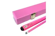 FLURO Pink Pool Snooker Billiard Cue and Case