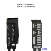 DUAL-RTX2070-8G-EVO-V2 FOR ASUS IO I/O SHIELD Back Plate BackPlate