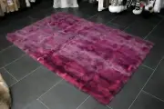 1537 Genuine Possum Fur Rug - Fur Harvesters Pelt Carpet Real Furs Rug Runner