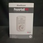 BRAND NEW Kwikset Powerbolt 250 Keypad Satin Nickel Electronic Deadbolt Lock