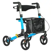 Foldable Mobility Walker Aids Frame Rollator X-Fold Walking Aid Indoor Outdoor