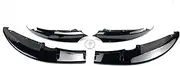 Car Front Bumper Lip Compatible for BMW 1 Series E82 Sport 2007-2013 Side Spoiler Splitter Cover Trim Glossy Black Carbon Fiber Style(Glossy Black)