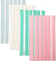 MABUSIYI 408Pcs Poster Putty,Sticky Tacky Adhesive,Non-Toxic Adhesive Mounting Putty Reusable & Removable Wall Safe Tack for Poster,Pasting,Clean and Nail Art(Four Colors)