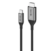 Alogic ULMDPHD02-SGR 2m Ultra Mini DisplayPort 1.4 to HDMI 2.0 Cable 4K 60Hz - ACTIVE