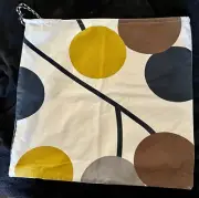 Cream Geometric Laundry Bag, Sweet Draw String Heavy Cotton Custom Made 22"x24"