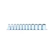 SP Tools 12Pcs 1/2" Drive Socket Rail Set - 12 Point Metric Chrome Vanadium