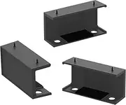Desk Laptop Mount - Under Desk Shelf Holder, Laptop Holder Tray | Under Desk Holder Shelf Rack Storage Bracket, Protective Tray Organizer Bracket with Screws for Cable Box, Laptop, Modem, TV Box