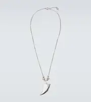 [McQueen] McQueen Tiger Claw pendant necklace One Size metallic
