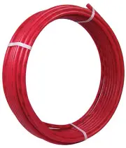 SharkBite U880R100 PEX Coil Pipe, Red, 1 In. Copper Tube Size x 100 Ft. -