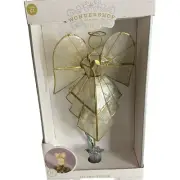 lit christmas tree topper Angel