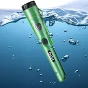 Pinpoint Metal Detector Pinpointer Waterproof - 2019 Fully Waterproof Design Metal detectors for Adults and Kids Green with Belt Holster