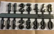 CLOCK NUMBERS 12MM SELF ADHESIVE GOLD