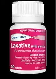 Chemists' Own Laxative with Senna 90 Tablets (same as coloxyl)