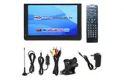 OZNALA Portable 12" Digital TV 1080P HD TFT LED DVB T2 Car USB HDMI TV Video Player Television
