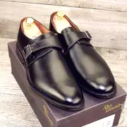 * NIB * $395 Allen Edmonds PLYMOUTH Monkstrap 9.5 E Black * add $15 new Trees