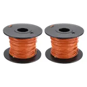 20AWG Gauge Stranded Hook-Up Wire PVC Tinned Copper Wire Spool 30m/100ft Orange