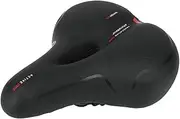 Bike Saddle, Comfortable Bicycle Seat Cushion for Men Women with Dual Shock Absorbing Ball Memory Foam, Soft Bicycle Seat with Reflective Tape for Outdoors/Exercise/Road Bikes