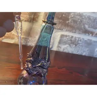 埃及 香水 精油 手工 造型玻璃瓶 藍色