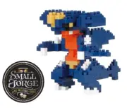 Nanoblock Pokemon, GARCHOMP - NBPM-075, 210 Pieces, Level 3, NEW