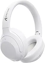 Attack Shark G300 Dual-Mode Lightweight Gaming Headset,Noise Cancelling Headphone with HiFi Stereo Sound Mic,20+Hr Battery,Rechageable Over Ear Headset for PC Mac (White)