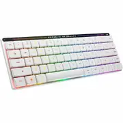 Asus ROG Falchion RX Low Profile Gaming Keyboard - Wired/Wireless Connectivity - USB 2.0 Interface - RGB LED - White - Clicky Optical Keyswitch - - -