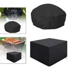 Fire Pit Cover Waterproof Sun Protection Oxford Cloth Tear Resistant Full