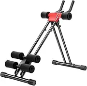 Ab Workout Equipment with LCD Display, Adjustable Fitness Core & Abdominal Trainers for Full Body Shaping, Foldable Waist Trainer Ab Cruncher Strength Training for Beginner