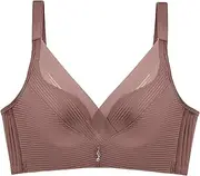 [Generic] Medium Bra Push Up Back Bra with Underwire Soft Material Fabric Underwear Seamless Sports Bras