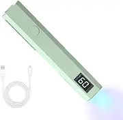Single Nail UV Light - Small LED Rechargeable Light | 2 Timers Handheld Glue Dryer, Professional Cordless Lamp for Women