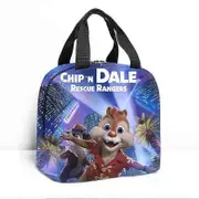 c585 Chip n Dale Children Lunch Bags Kids School Insulated Lunch Bag Portable Cooler Tote Food tbd585