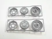 NEW TAMIYA ROUGH RIDER Wheels Front GRAY BUGGY CHAMP 1/10 TA31R