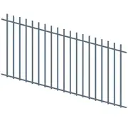 ProtectorAl 1201-2400W x 1200H Deep Ocean Batten Pool Fence Panel Raked Up to 15º