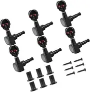 Kisangel 1Set Acoustic Guitar Tuning Pegs Precision Machine Heads for Classical and Folk Guitars High Accuracy Guitar Tuner Pegs Easy to Install Tuning Tools