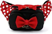 [JUSTSWAGDDEEFF] Minnie Red Ribbon Fanny Pack Sling Bag for Girls Ladies (Large)