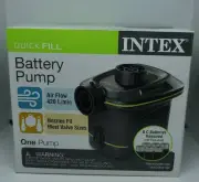 Brand New INTEX 6C Cell Quick Fill Battery Air Pump for Inflatable Pools/Airbed