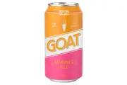 Mountain Goat Summer Ale, Crisp & Super Dry Craft Beer, Refreshing Ale, 4.7% ABV, 375mL (Case of 24 Cans)