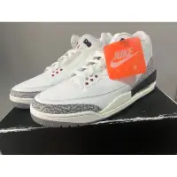 在飛比找蝦皮購物優惠-Nike Air Jordan 3 Retro  喬丹 白水