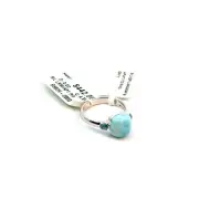 NIB EFFY sterling silver larimar and apatite ring size 7 retail $442
