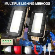 Magnetic LED Work Light USB Rechargeable Camping Lamp Torch Flashlight 6500K