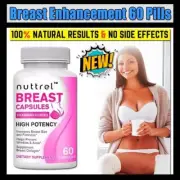 60 PILLS BIGGER BREAST GROWTH ENHANCEMENT BUST FIRMING 500MG ENLARGING NEW