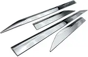 ABS Chrome Body Side Skirt Door Edge Guard Protector Strips Trims Molding Car Accessories Compatible for Toyota RAV4 RAV 4 XA50 2019-2023