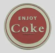 Coke Bottle Belt Buckle Red & White Metal Vintage Cosplay Halloween Costume Rare