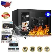 Compact 1.2 Cubic Feet Fireproof Safe Box with Electronic Lock & Sensor Light