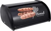 Cabilock Metal Bread Box Storage Case Sliced Bread Container Outdoor Storage Box Compact