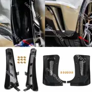 For C8 Z06 & E-Ray Black XL Extended Front & Rear Fender Guards Mud Flaps 2023+