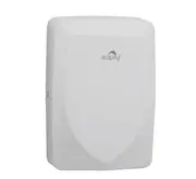 Dolphy Compact Touchless Hand Dryer 700W - White ABS Wall-Mount, Fast Drying 90 m/s Air Speed, Infrared Sensor, Low Energy & Hygienic Design for Commercial Washrooms