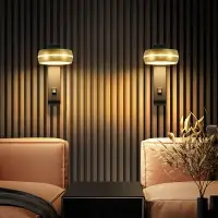 在飛比找樂天市場購物網優惠-北歐簡約 現代 臥室 床頭燈 客廳 沙發 背景墻 壁燈 藝術