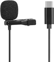 zolyet JH-042 pe-C Microphone Omni Directional Condenser Microphone Superb Sound for o and Video Black Black
