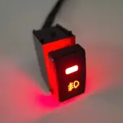 Fit 2004 2005 Honda Civic Fog Light On/Off Push Switch Button Red LED Indicator (for: Honda)
