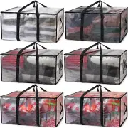 ClearSpace Heavy Duty Moving Bags or Storage Bags – Clear Storage Bins with L...